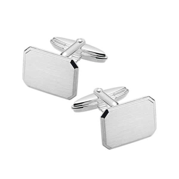 Gerhodineerd Zilveren Manchetknopen