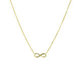 Collier Infinity 43   46 Cm Goud (Geelgoud)