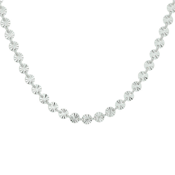 Collier 4,2 Mm 40 + 3 Cm Zilver Gerhodineerd