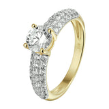 Ring Zirkonia Goud (Geelgoud)
