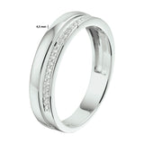 Ring Diamant 0.09ct H Si Goud (Witgoud)