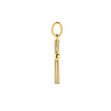 14 Karaat Geelgouden kruis hanger, formaat 10 x 13 mm