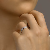 Ring Diamant 0.09ct H Si Goud (Witgoud)
