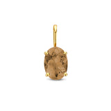 Hanger Rookkwarts 0.73ct Goud (Geelgoud)