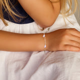 Kinderbedelarmband van Gerhodineerd Zilver - Eenhoorn - Lengte 13cm