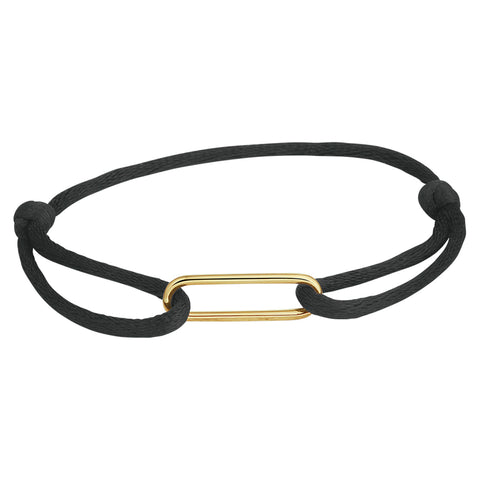 Damesarmband  met 14 Karaat Gouden Element 6.5mm - Lengte 13+13cm