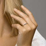 Ring Diamant 0.05ct H Si Goud (Witgoud)