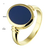 Zegelring Massief Lagensteen 2.76ct Goud (Geelgoud)