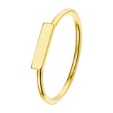Ring Balkje Goud (Geelgoud)
