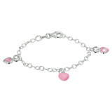Armband Hart Zilver Wit