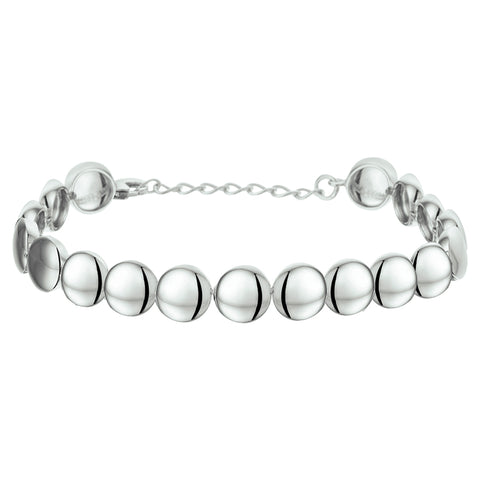 Armband 17,5 + 3 Cm Zilver Gerhodineerd