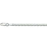 Collier van 925 Zilver, Valkenoog schakel 2.5mm - Lengte 45cm