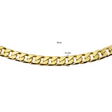 Geslepen Gourmette 5,1 Mm Massief Goud (Geelgoud)