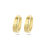 14 Karaat Geelgouden Klapoorringen - Hoogte 14.5mm