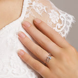 Ring Diamant 0.02ct H P1 Goud (Witgoud)