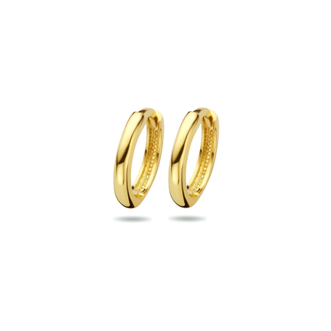 14 Karaat Geelgouden Klapoorringen - Diameter 12.5mm