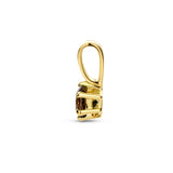 Hanger Rookkwarts 0.18ct Goud (Geelgoud)