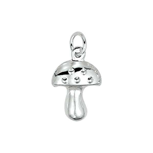 Hanger Paddenstoel 10.7 x 16.7 mm van 925 Zilver