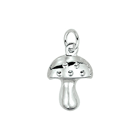 Hanger Paddenstoel 10.7 x 16.7 mm van 925 Zilver