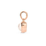 Hanger Hart Maansteen 0.40ct Goud (Roségoud)