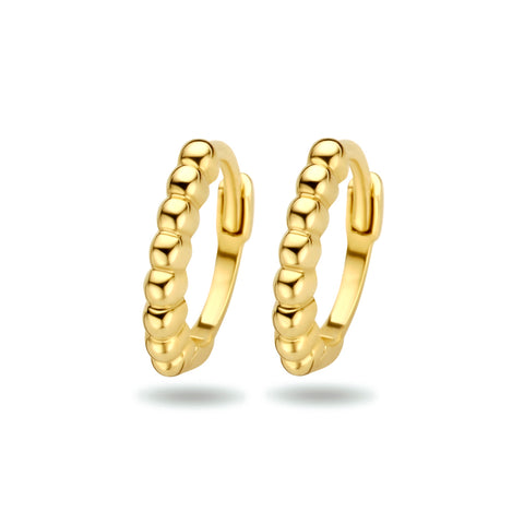 Klapoorringen Bolletjes Goud (Geelgoud)