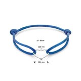 Damesarmband met Gerhodineerd Zilveren Hart - Lengte 13+13cm