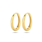 14 Karaat Geelgouden Klapoorringen - Hoogte 16.5mm