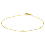 Armband Rondjes 17 + 2 Cm Goud (Geelgoud)