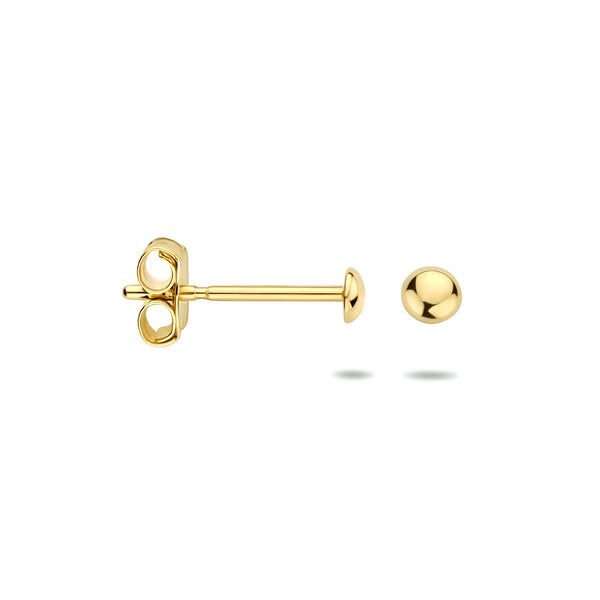 Oorknoppen van 14 Karaat Geelgoud - Diameter 2.5mm