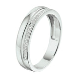 Ring Diamant 0.09ct H Si Goud (Witgoud)