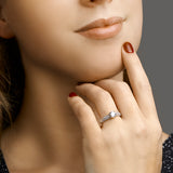 Ring Zirkonia Goud (Geelgoud)
