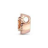 Hanger Morganiet 0.85ct En Diamant 0.09ct H Si Halo Goud (Roségoud)