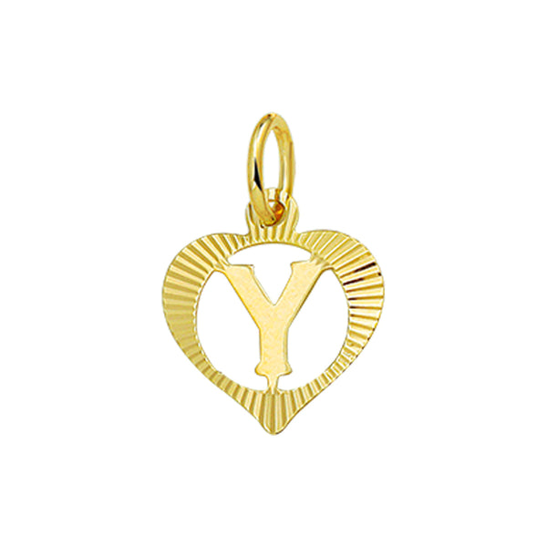 Hanger Hart Letter Goud (Geelgoud)