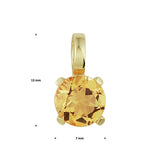 Hanger Citrien 1.00ct Goud (Geelgoud)