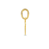 Letter K - Hanger van 14 Karaat Geelgoud - 5.5 x 6 mm