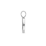 Ronde Hanger met Synthetische Malachiet - Edelstaal - Diameter 16.5mm