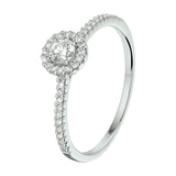 Ring Diamant 0.30ct H Si Goud (Witgoud)
