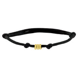 Damesarmband met 14 Karaat Gouden Elementen 4.5mm - Lengte 13+13cm