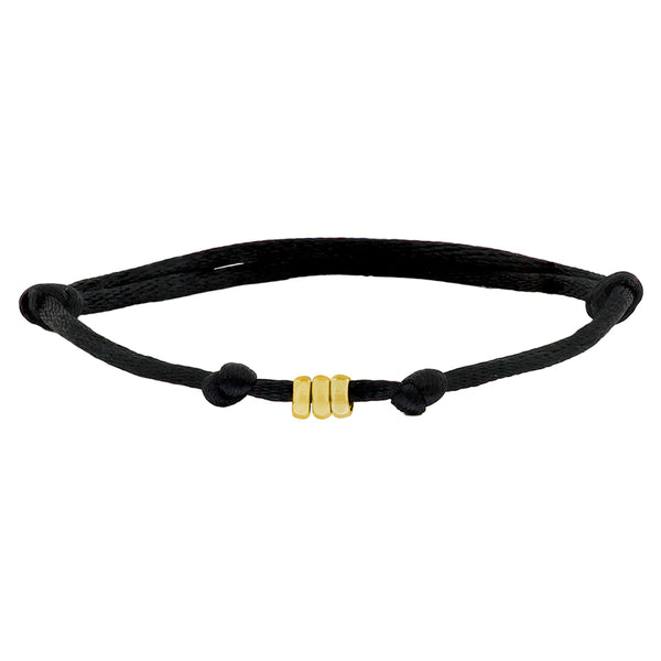 Damesarmband met 14 Karaat Gouden Elementen 4.5mm - Lengte 13+13cm