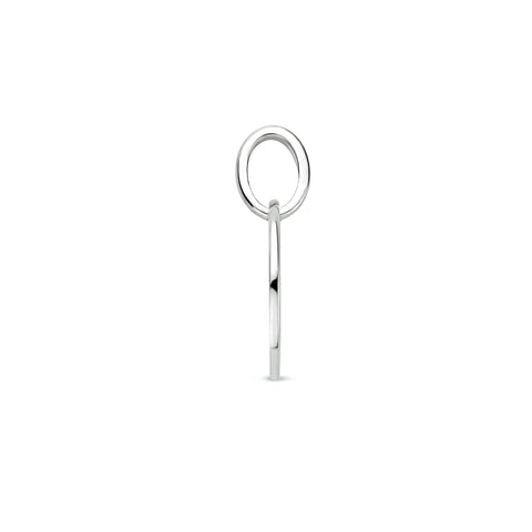 Ronde Sterrenbeeld hanger Ram 10 mm van Gerhodineerd Zilver