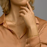 Armband Bolletjes 0,8 Mm 16,5   18,5 Cm Goud (Geelgoud)