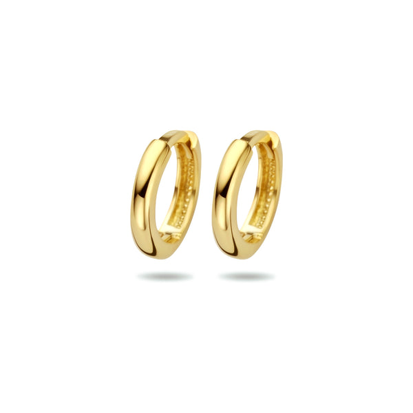 14 Karaat Geelgouden Klapoorringen - Diameter 10.5mm