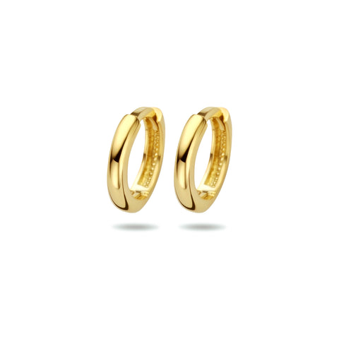 14 Karaat Geelgouden Klapoorringen - Diameter 10.5mm