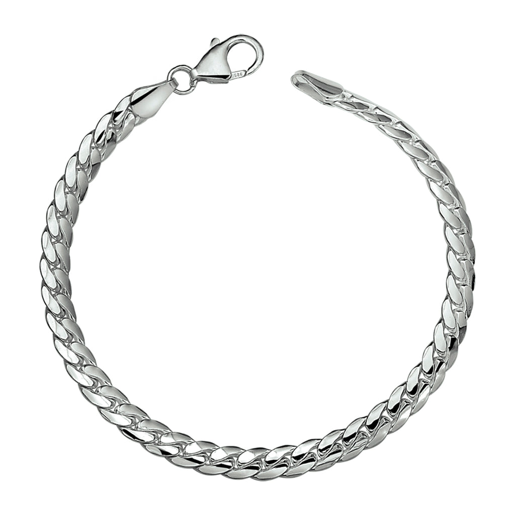 zilveren platte slangen-armband 3,5mm breed ZIA2292 zilveren platte slangen-armband 3,5mm breed ZIA2292
