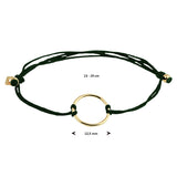 Damesarmband met 14 Karaat Gouden Elementen - Lengte 13+6cm