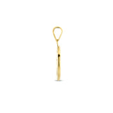 Ronde hanger 11 mm Wereldbol van 14 Karaat Geelgoud