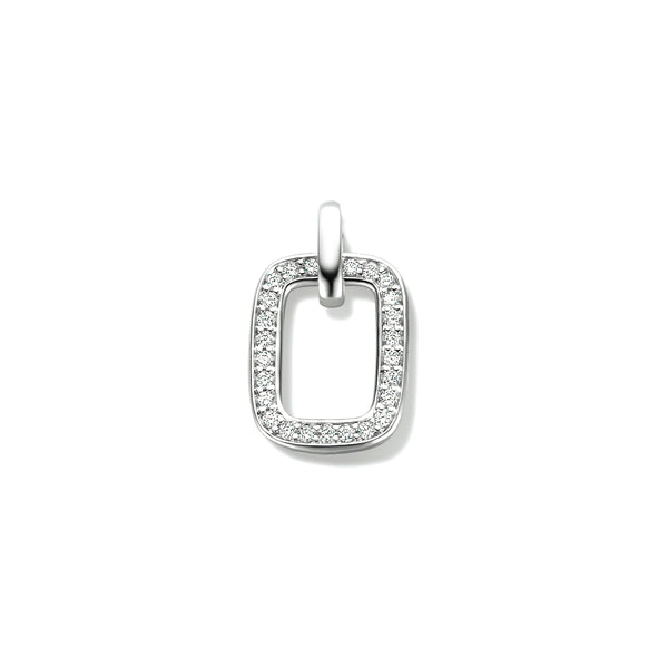 Hanger Diamant 0.125ct H Si Goud (Witgoud)