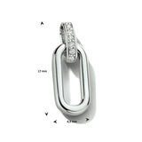 Hanger Diamant 0.035ct H Si Goud (Witgoud)