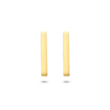 Oorknoppen Balkje van 14 Karaat Geelgoud - Formaat 1.5x8mm