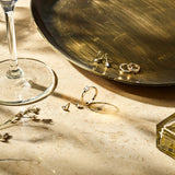 Oorringen Met Hangers Zirkonia Goud (Geelgoud)